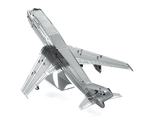 Jet Comercial: Rompecabezas Metálico 3D