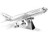 Jet Comercial: Rompecabezas Metálico 3D