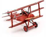 Fokker DR.I Triplano: Rompecabezas Metálico 3D