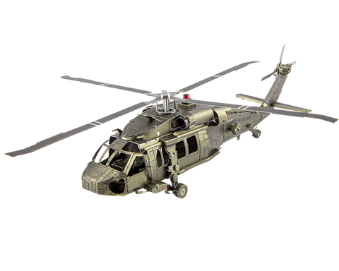 Black Hawk: Rompecabezas Metálico 3D
